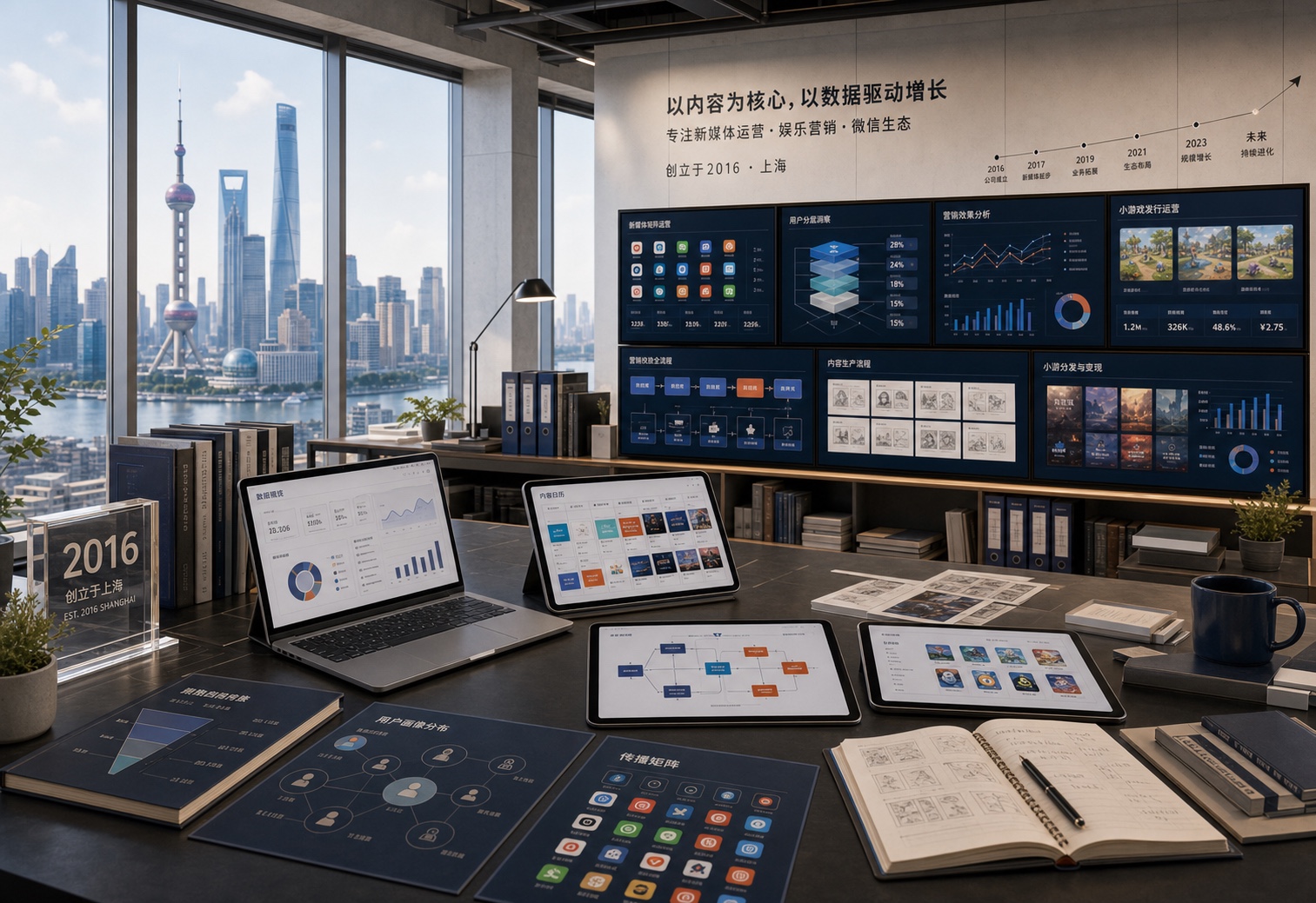 沿汇在上海的数字传播与业务协作场景